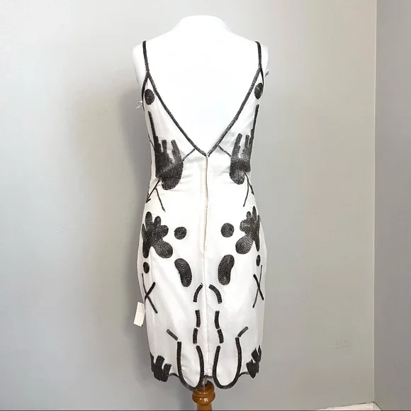 Creative Creations Bonwit Teller silk beaded slip dress - Picture 4 of 16